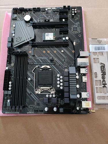 Detailed view of motherboard CPU socket and slots