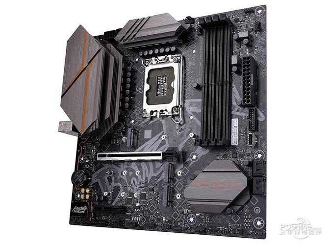 Compact Micro-ATX motherboard layout view