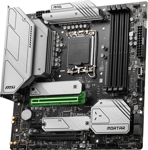 主板电路板与散热片细节