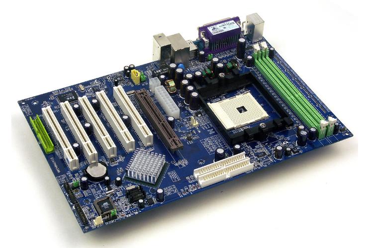 Micro ATX主板电路板细节