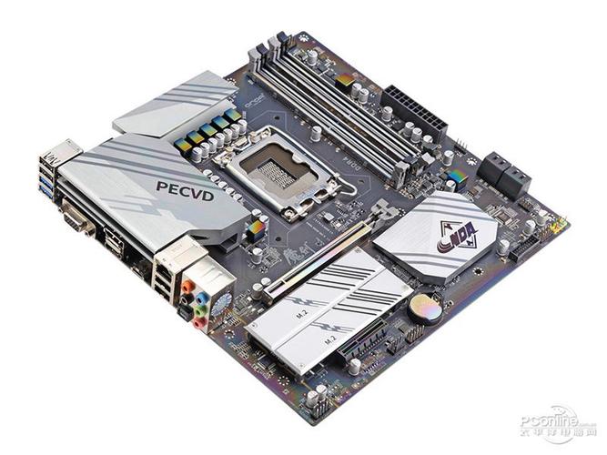 Close-up motherboard heatsink design