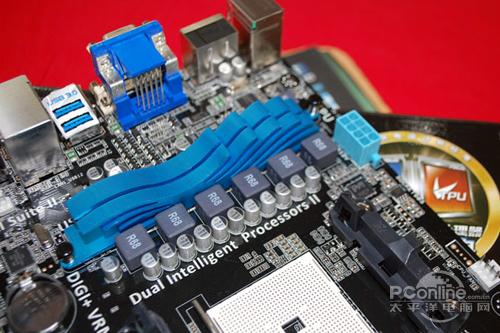 主板VRM散热片与功耗测试