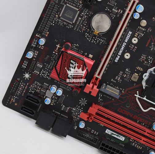 ATX motherboard close-up showing design details