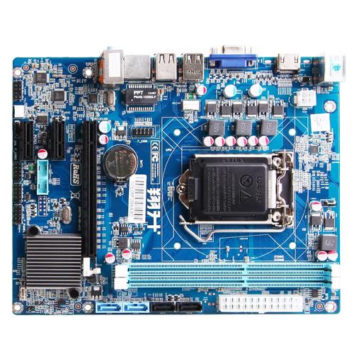 Micro ATX主板电路板细节