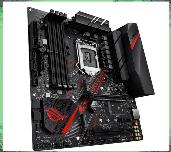 Gaming setup with motherboard and components in action