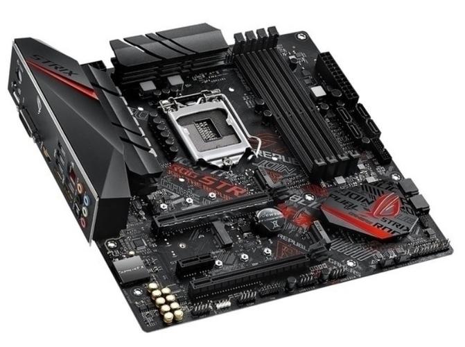 Shopping cart with computer hardware components