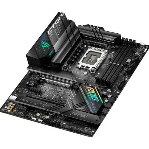 Motherboard with cooling fans and heat sinks