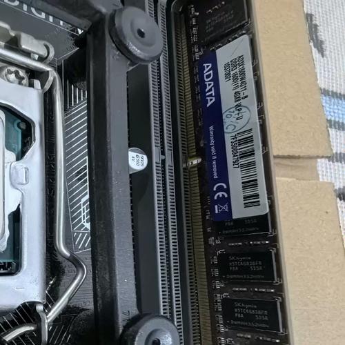 电脑主板电路板特写