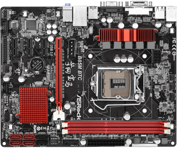 华擎B85M BTC主板深度评测：经典B85芯片组的挖矿与日常办公之选