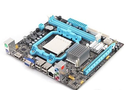 Detailed motherboard layout and components