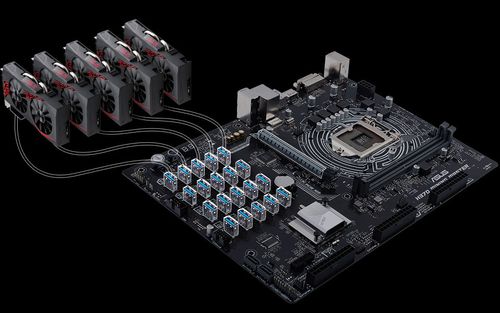 矿机主板功耗接口细节