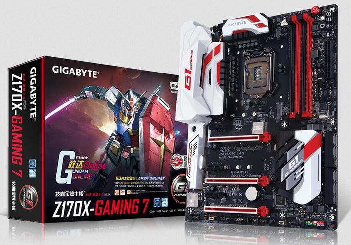 Gaming PC motherboard in benchmark setup