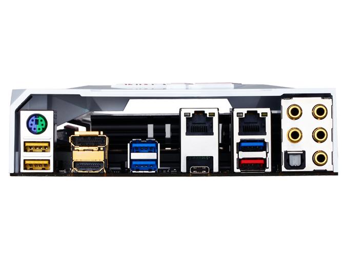 High performance motherboard with GPU installed