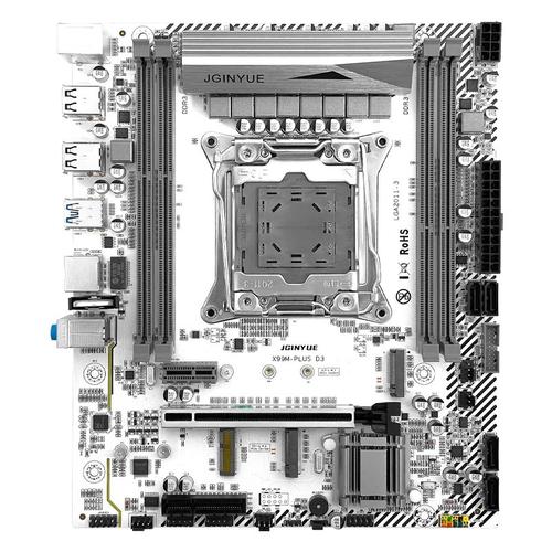 Computer motherboard layout and components