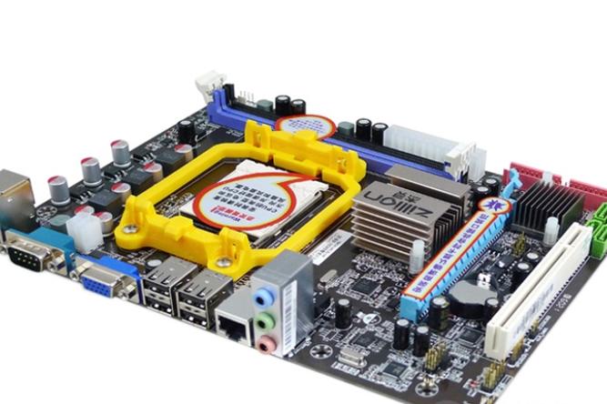 计算机主板电路板细节