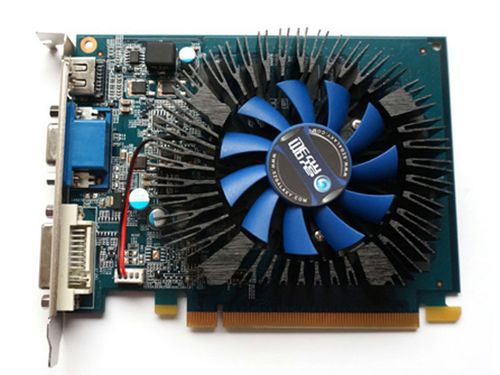 显卡散热风扇特写