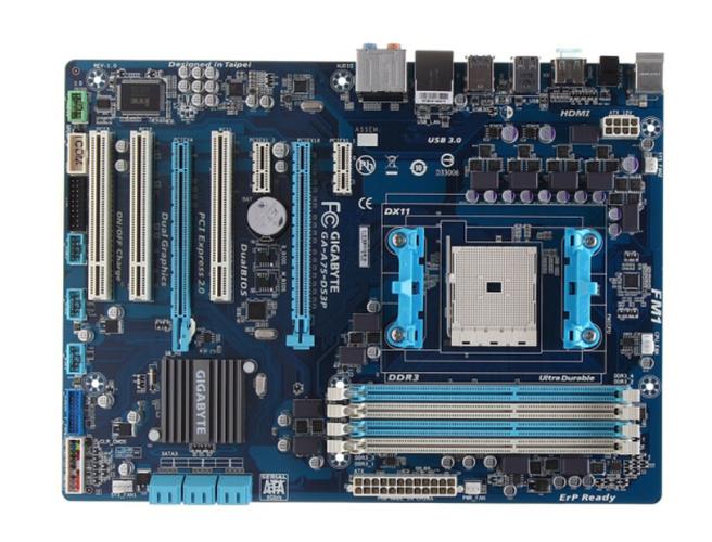 AMD A75芯片组和CPU插槽特写