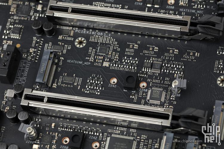 Motherboard VRM and cooling design close-up
