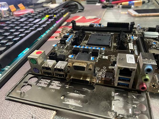 主板电路板细节特写