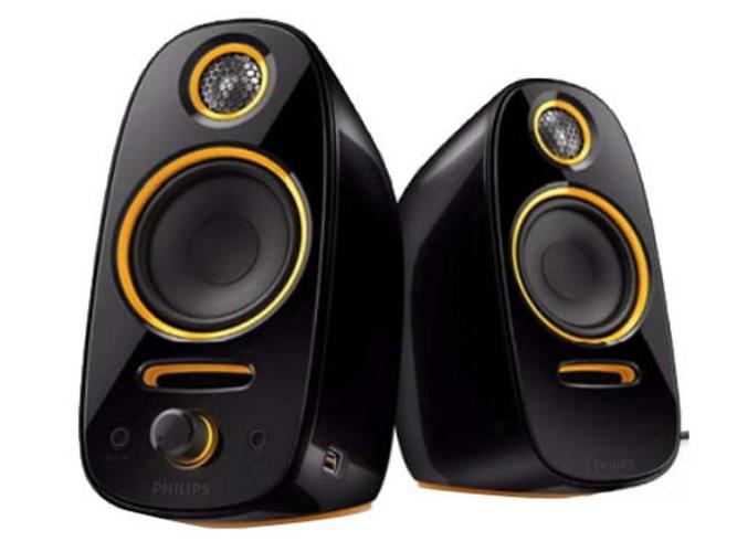 飞利浦SPA7210B 2.0笔记本音箱评测：20W双单元重低音 桌面娱乐新选择