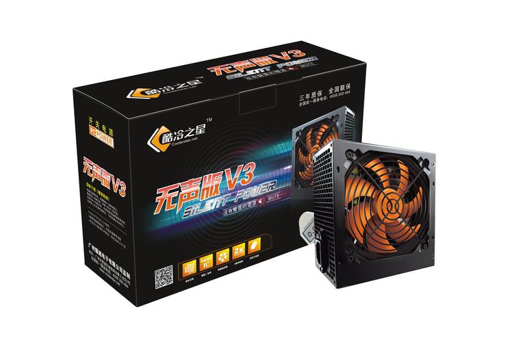 酷冷之星无声版V8电源风扇散热效果