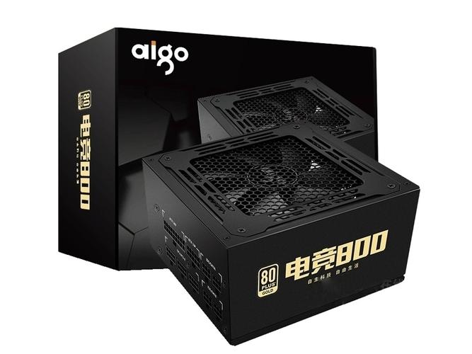 Black PSU installed showing airflow and heat management