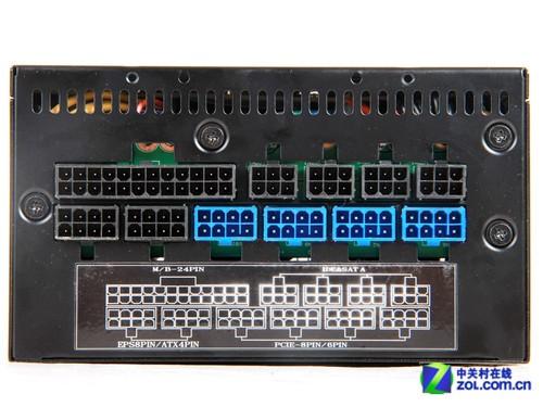 电脑电源规格铭牌展示