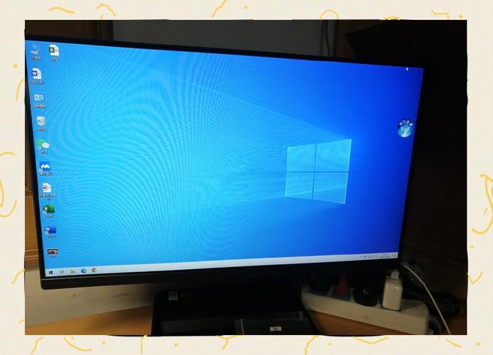 办公场景中的显示器使用