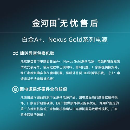 金河田1250W电源接口与规格细节