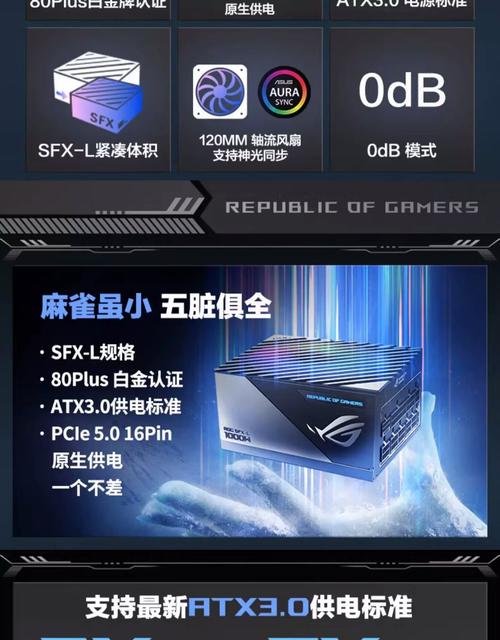 PC 机箱内部白色电源安装效果