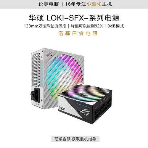 白色高端电源外观细节展示