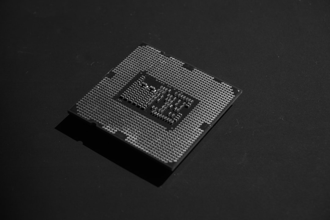 Budget computer setup on desk