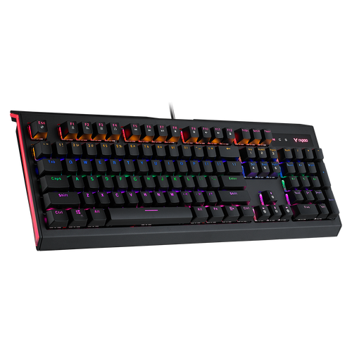 雷柏V500L混彩背光游戏机械键盘深度评测：黑轴手感与多彩背光的完美结合