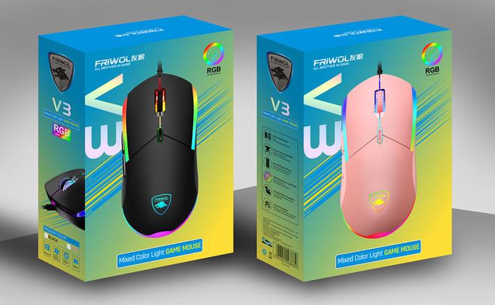 友狼V3鼠标评测：超高性价比的光电有线鼠标