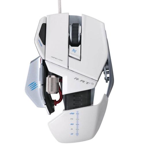 Mad Catz R.A.T.5激光游戏鼠标深度评测:金属框架与4000DPI精准体验