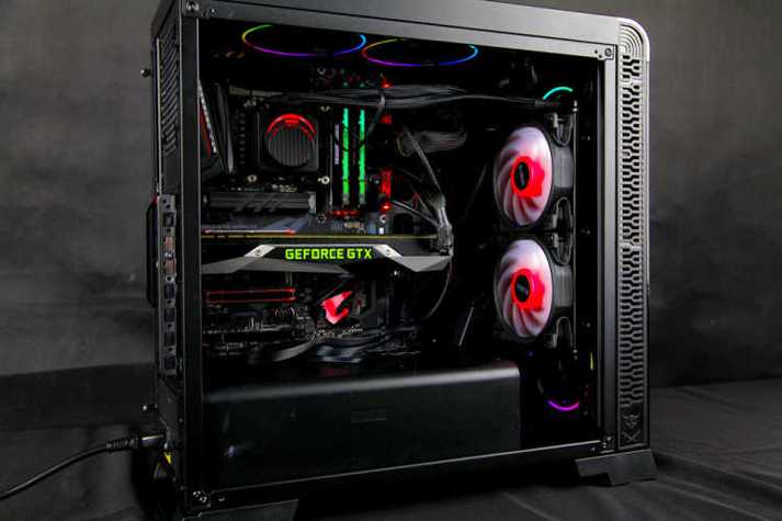 CPU cooler close-up