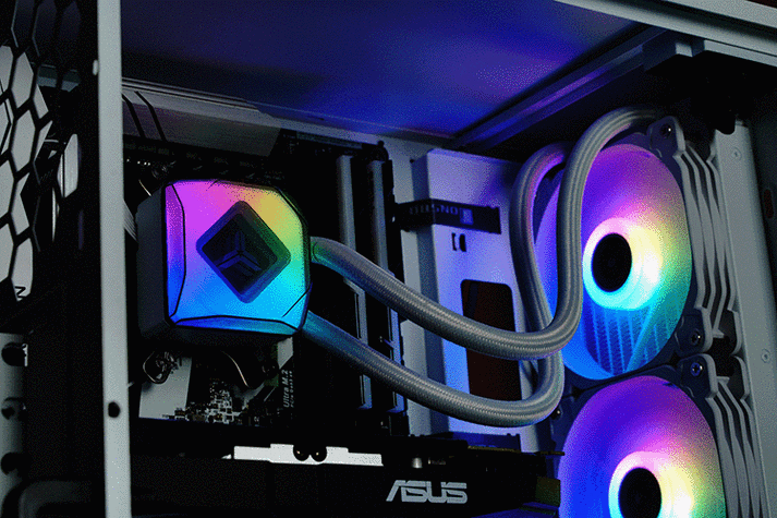 High-end water cooling setup