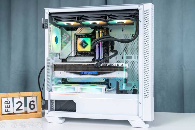 PC build with RGB cooling