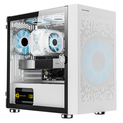 机箱玻璃侧透内部硬件视图