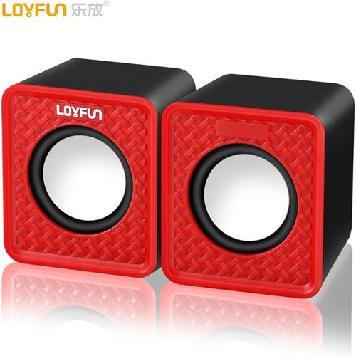 乐放LF-501S红色迷你音箱评测：17元入门级桌面伴侣 便携USB供电小钢炮