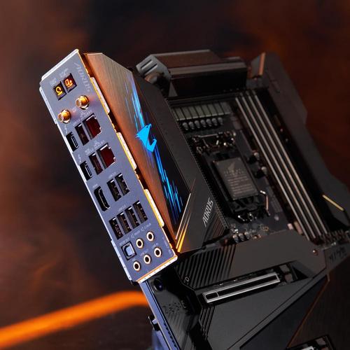 CPU and motherboard components