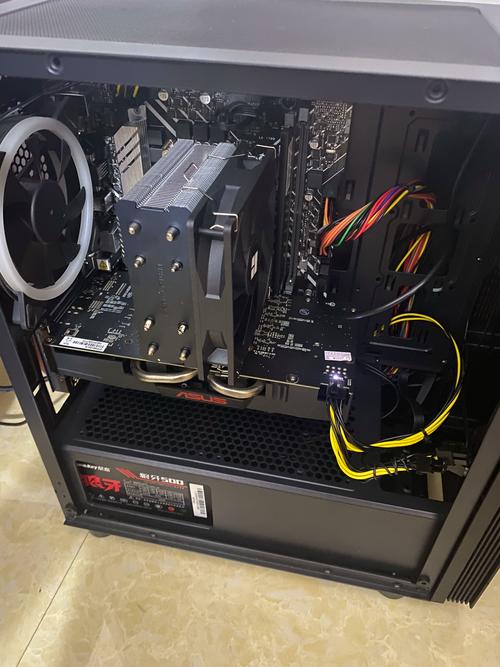 Thermal camera showing network card heat