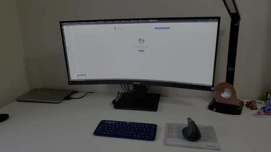 飞利浦346B1C显示器背部接口