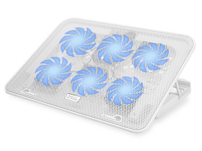 酷睿冰尊A9笔记本散热器评测：六风扇+数显调速，69元能否压住高温？