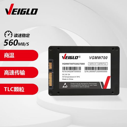 威固W770 7.68TB功耗测试