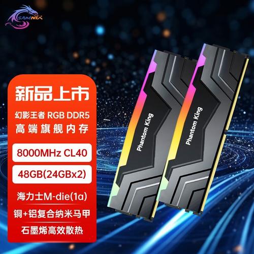 Computer components featuring vibrant RGB RAM sticks