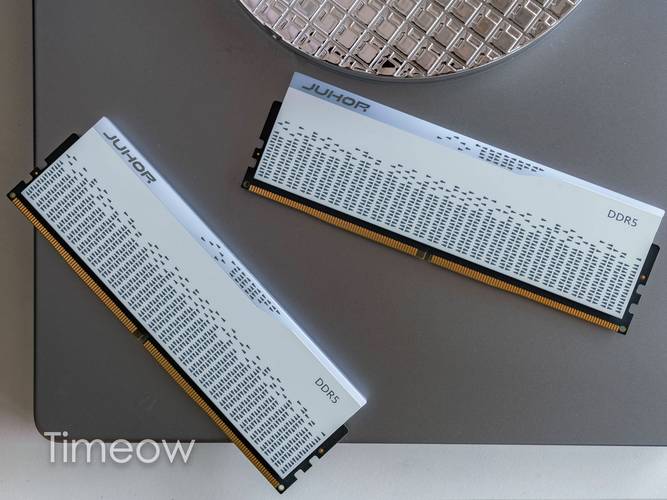 Computer RAM modules arranged on surface