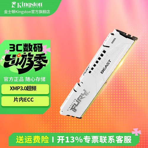 金士顿FURY Beast 16GB DDR5 6000白色款评测：高性价比DDR5入门利器