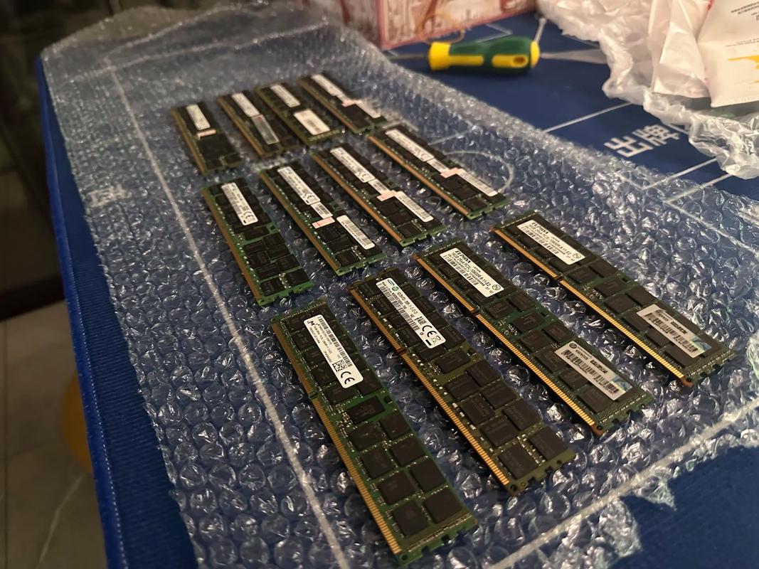 Computer components close-up cooling view