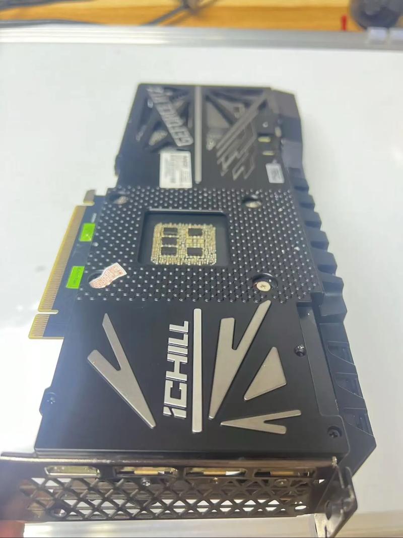 显卡散热风扇特写